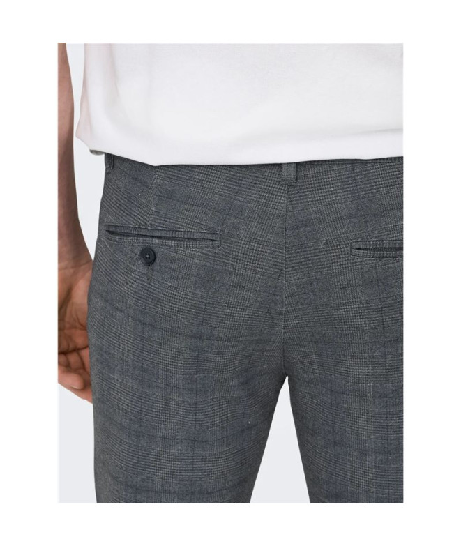 Pantalón Only & Sons Onsmark Slim Check 020919...