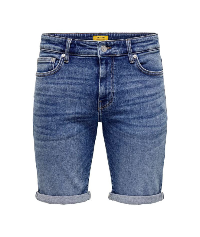 Pantalón Only & Sons Onsply Dbd 8773 Tai Dnm Noos Dark Blue Denim Hombre