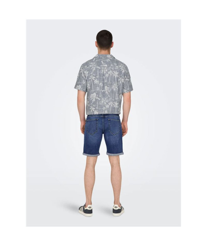 Pantalón Only & Sons Onsply Dbd 8773 Tai Dnm...