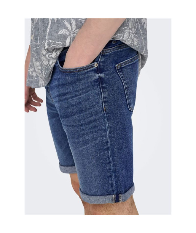 Pantalón Only & Sons Onsply Dbd 8773 Tai Dnm...