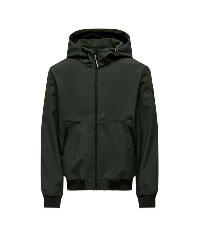 Chaqueta Only & Sons Onsbowie Softshell Noos Hombre Peat