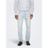 Pantalón Only & Sons Onsedge Straight Lb 9393 Dot Dnm Hombre Denim Light Azul Bleached