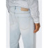 Pantalón Only & Sons Onsedge Straight Lb 9393 Dot Dnm Hombre Denim Light Azul Bleached