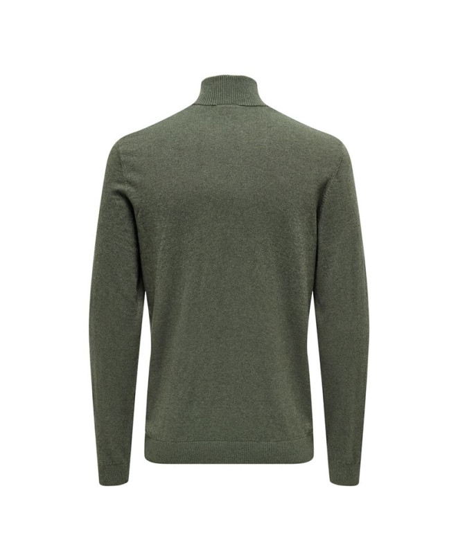 Camiseta Only & Sons Onsloui Reg 12 Mel Half...