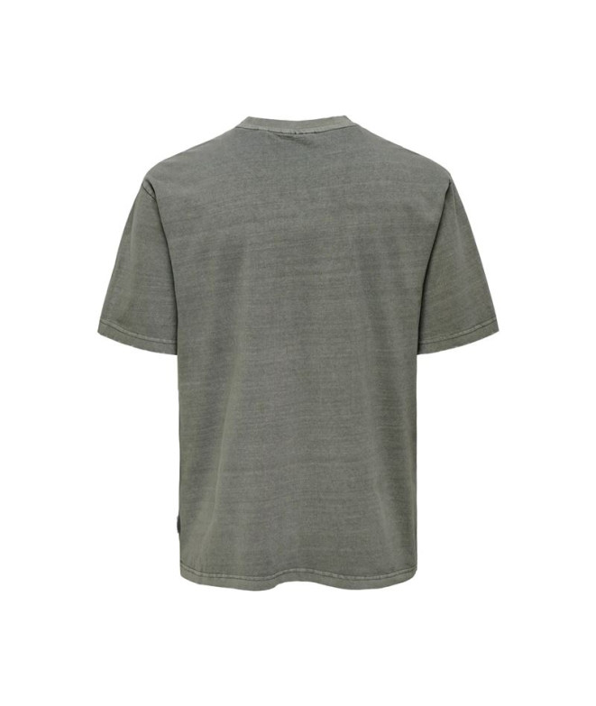 Camiseta Only & Sons Onsdistress Rlx Ss Noos...