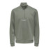 Sudadera Only & Sons Onscurated Reg Half Zip Noos Castor Gray Hombre