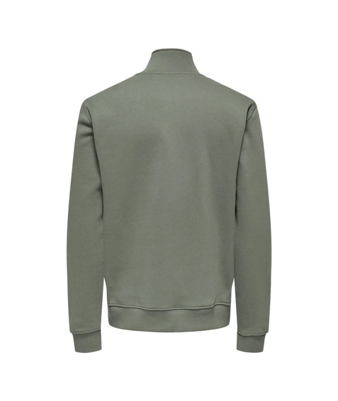 Sweat Only & Sons Onscurated Reg Half Zip Noos...