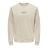 Sudadera Only & Sons Onscurated Reg Crew Neck Noos Silver Lining Hombre