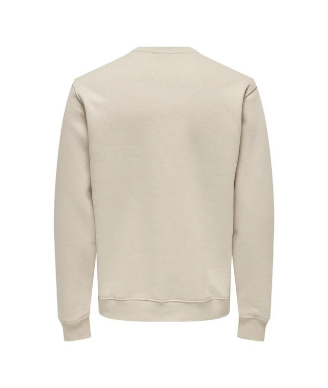 Moletom Only & Sons Onscurated Reg Crew Neck...