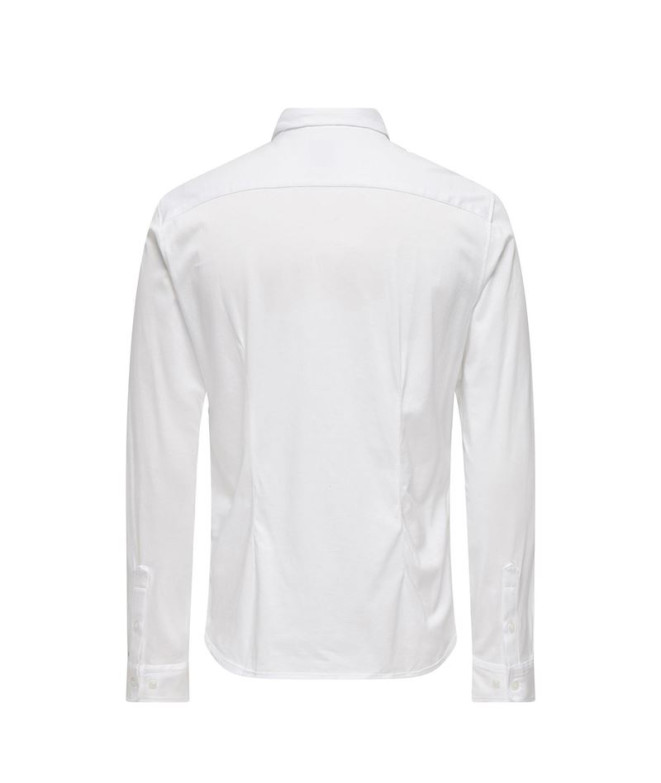 Camisa Only & Sons Onsrobin B/U Ls Stretch Noos...