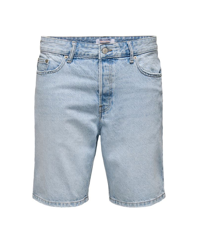 Pantalón Only & Sons Onsedge Lb 2041 Tai Dnm Noos Light Blue Denim Hombre