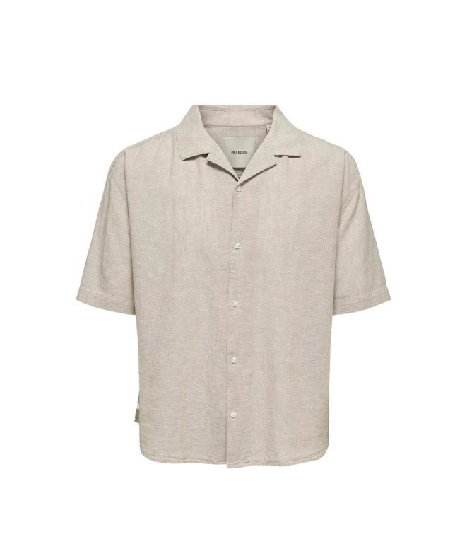 Camisa Only & Sons Onscaiden Life Relax Resort 1Pkt Noos Swamp Hombre