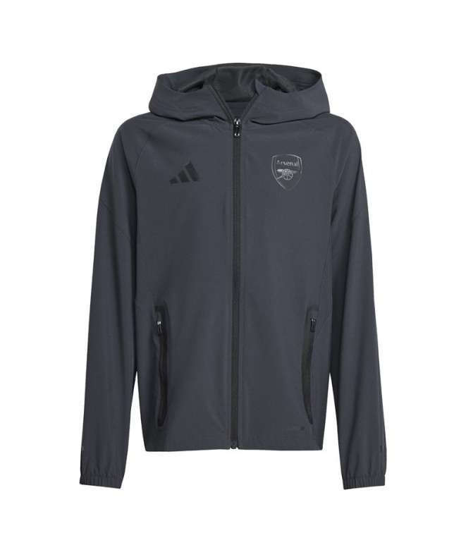 Chaqueta de Fútbol adidas Arsenal Tiro 25 Infantil Carbon