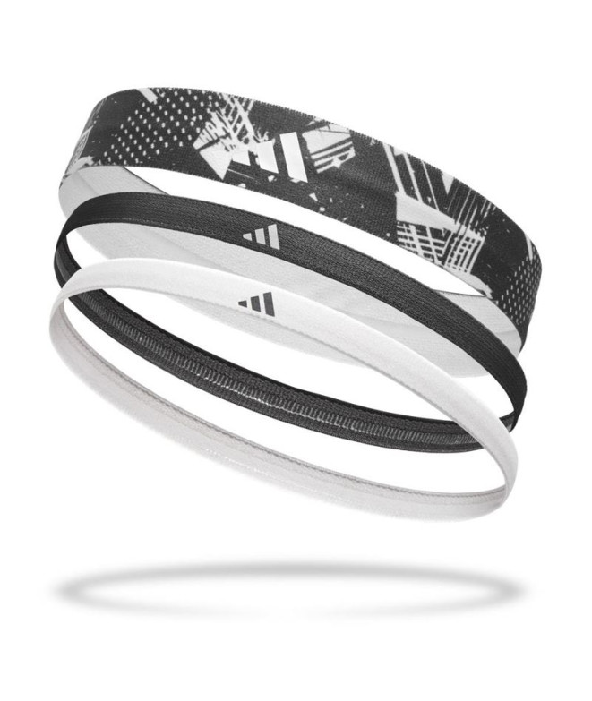 Cintas de Pelo adidas Hairbands (Graphic) -Negro/Blanco