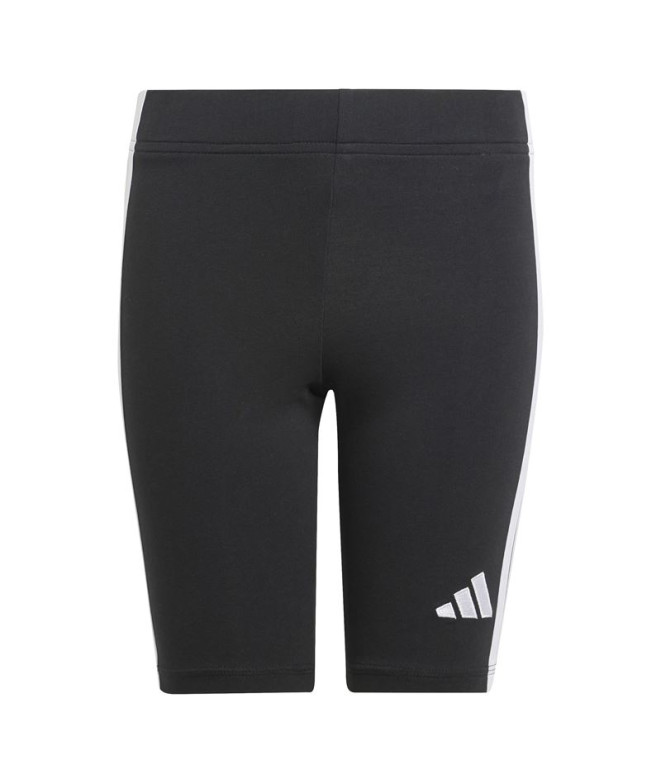 Mallas adidas Jg 3 Bandas Sh Niña Negro/Blanco