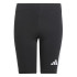 Collants adidas Jg 3 Bandes Sh Fille Noir/Blanc