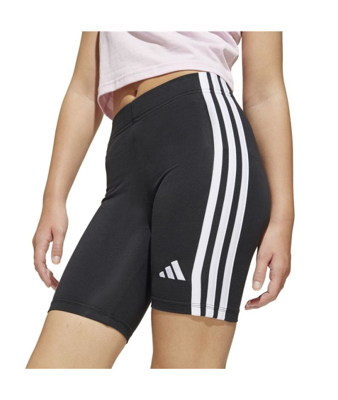 Malhas adidas Jg 3 Bandas Sh Menina Preto/Branco