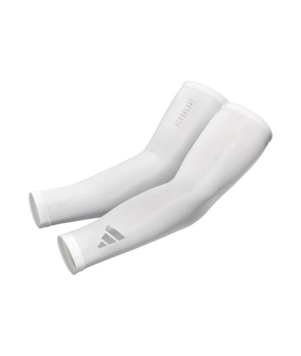 Brassards adidas Manchons de compression Aeroready - Blanc
