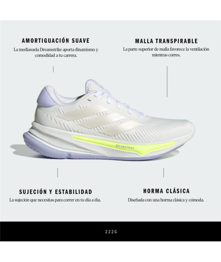 Chaussures de Running adidas Supernova Ease Femme Blanc 2