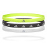 Cintas de Pelo adidas Hairbands -Amarillo/Negro/Blanco (Pack 3)