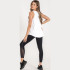 Camiseta de Fitness Dictchil Tank Top Energy Mulher Branco