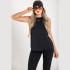 Camiseta de Fitness Dictchil Tank Top Energy Mulher Preto