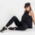 Camiseta de Fitness Dictchil Tank Top Energy Mulher Preto