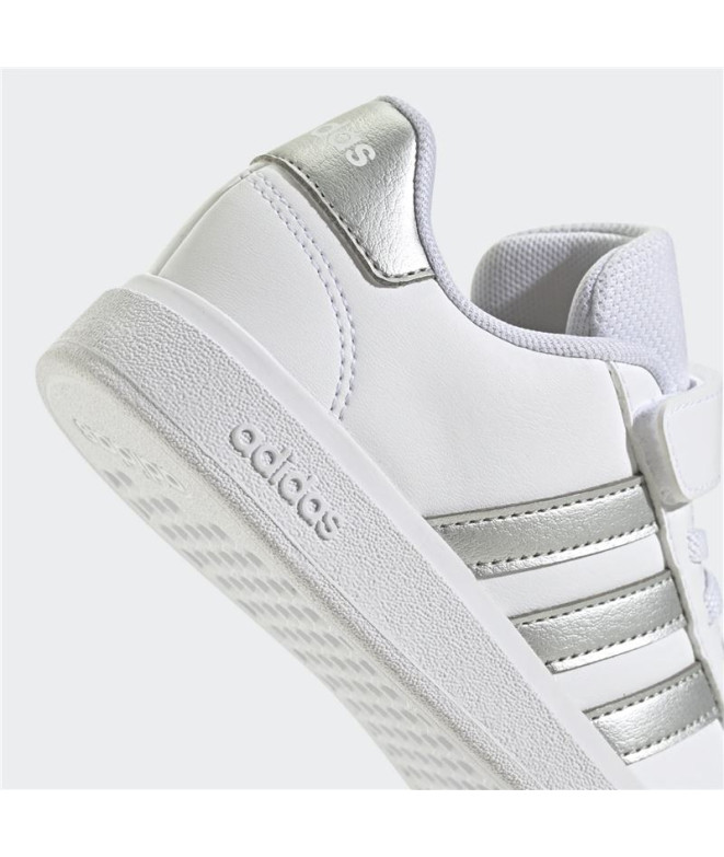 Sapatilhas adidas Grand Court 2.0 Infantil Branco