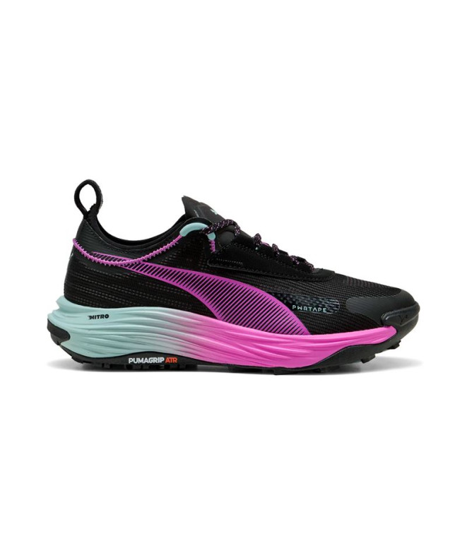 Zapatillas de Running Puma Voyage Nitro 3 Tech, Blackre, Mujer