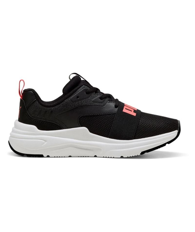 Chaussures Puma Softride Wired 2 Enfant noir/peach givré/blanc