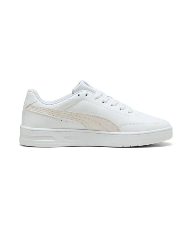 Chaussures Puma Court Classic Clean Homme Blanc