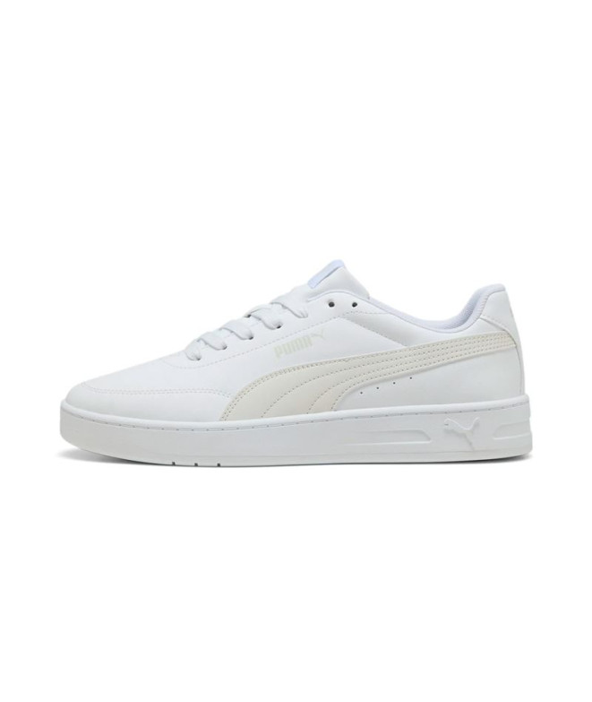 Sapatilhas Puma Court Classic Clean Homem Branco