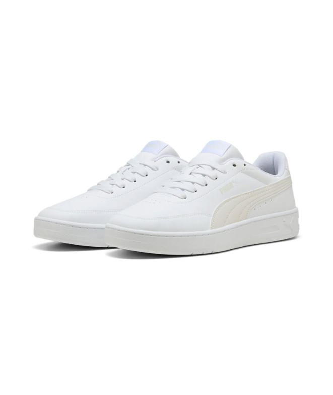Chaussures Puma Court Classic Clean Homme Blanc