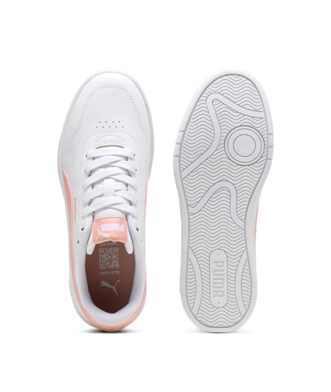 Chaussures Puma Court Lally, Rose Blanc Quart,...