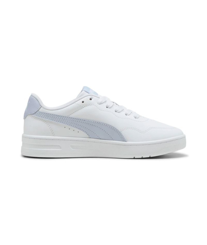 Zapatillas Puma Court Lally , White Cool Weath, Niña
