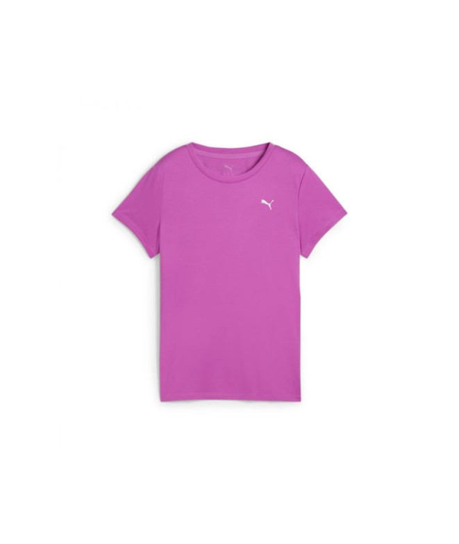 Camiseta de Running Puma Graphics Run Forever Mulher Baya Silvestre