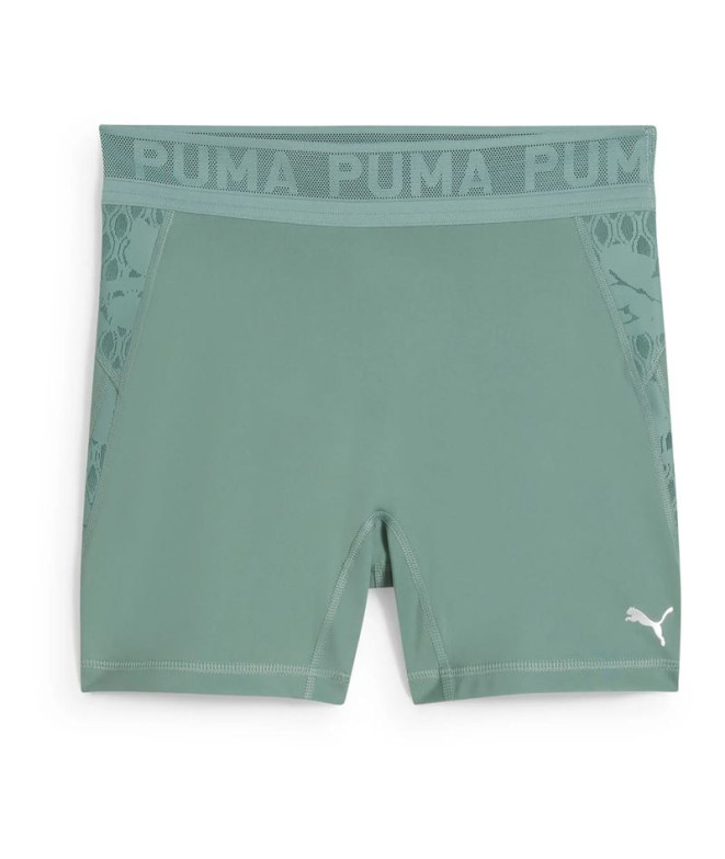 Pantalón de Fitness Puma Lace Hw 5" Tig Mujer Verde Luna