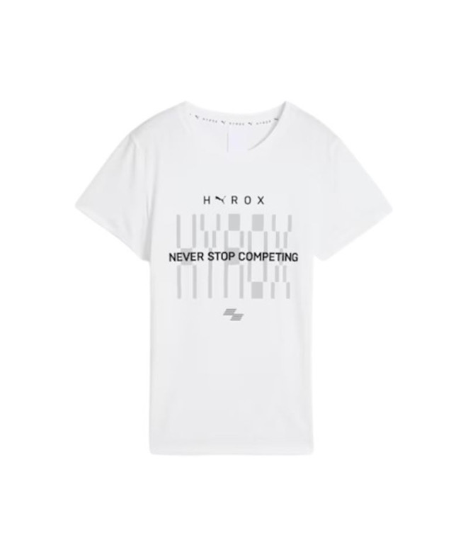 Camiseta de Fitness Puma W X Hyrox Mujer Blanco