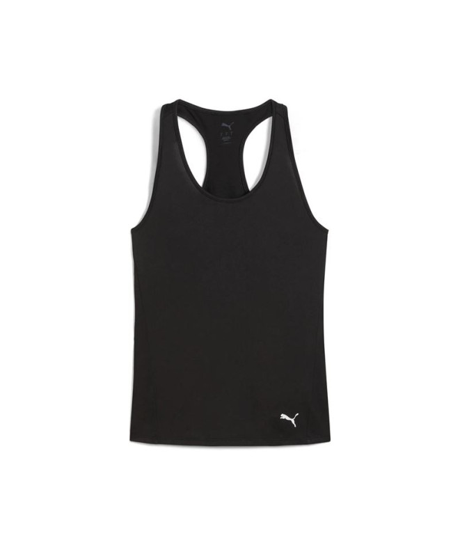 Camiseta de Fitness Puma W Tad Essentialsential Race, Negro, Mujer