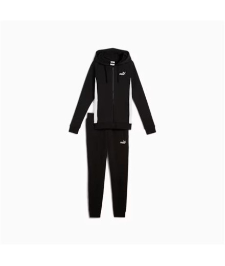 Chándal Puma Hooded Sweat Suit Tr, Negro Mujer