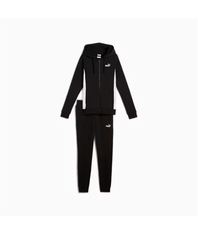 Fato de treino Puma Hooded Sweat Suit Tr, Preto Mulher