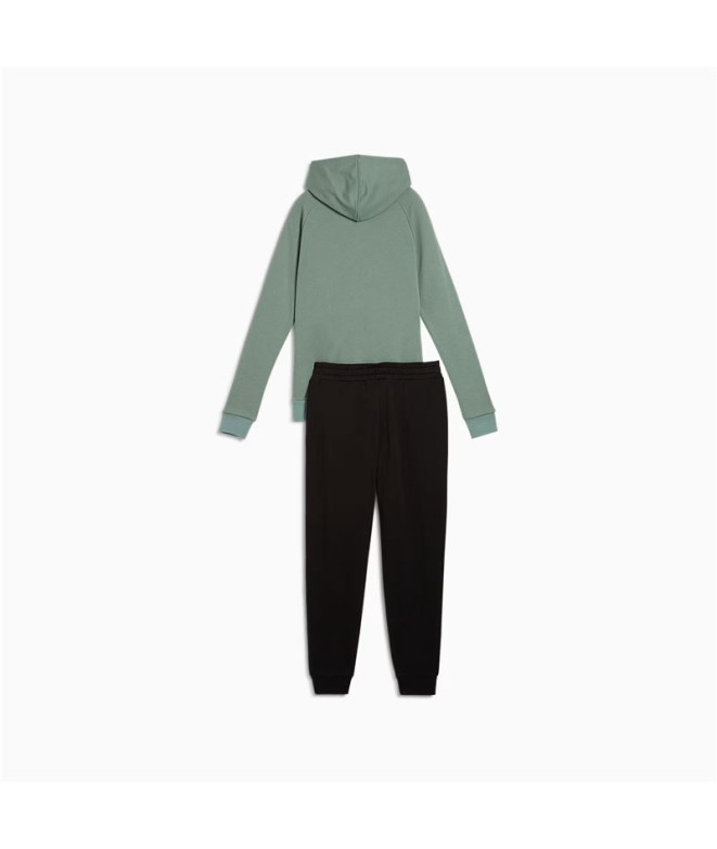 Survêtement Puma Hooded Sweat Suit Tr,Vert Femme