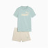 Camiseta Puma Essentials No.1 Logo An Verde Menta Menina