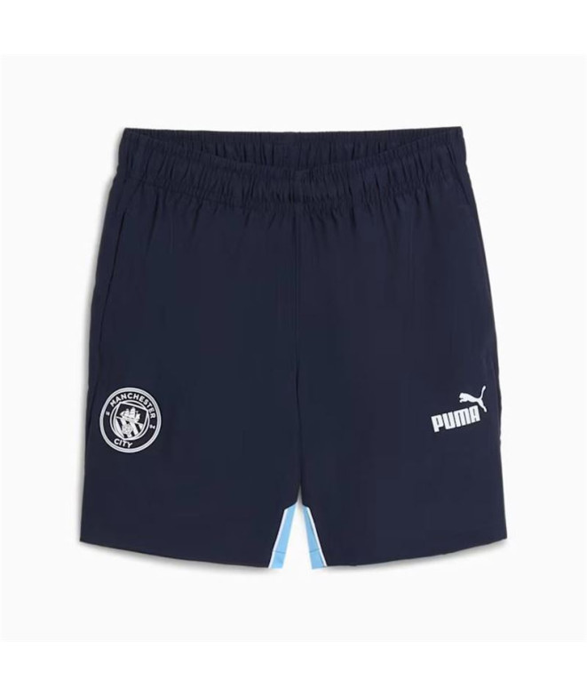 Pantalón de Fútbol Puma Manchester City Ftblarchive Azul Marino Hombre