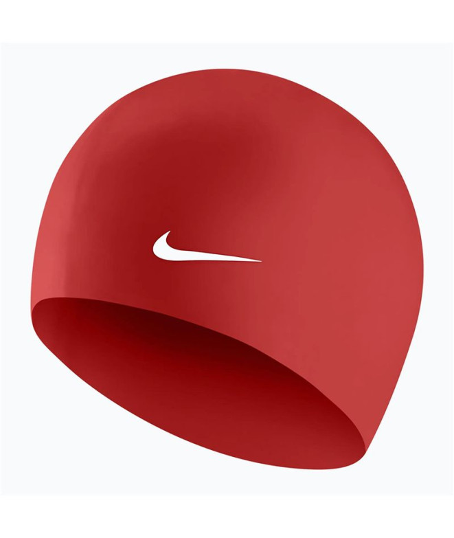 Boné de Natação Nike Silicone Sólido Vermelho