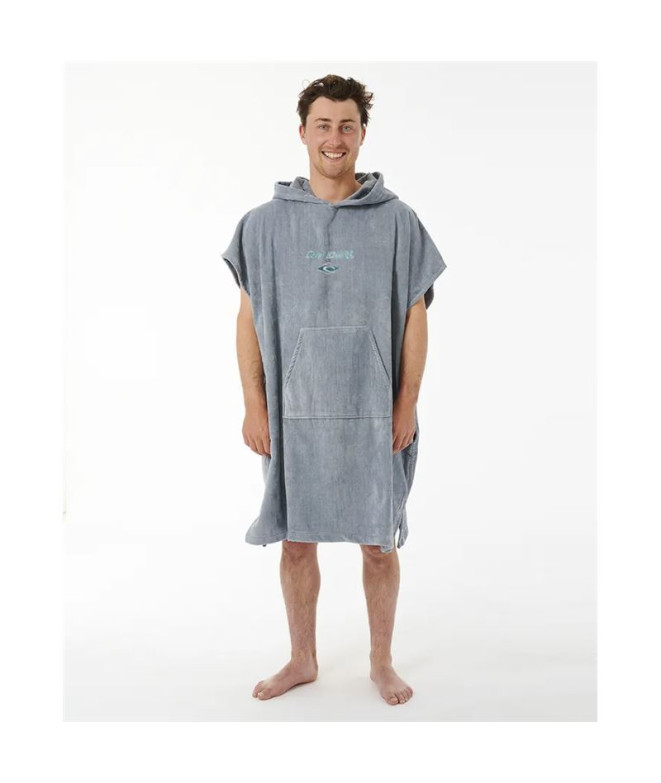 Poncho Toalla Rip Curl Logo Azul