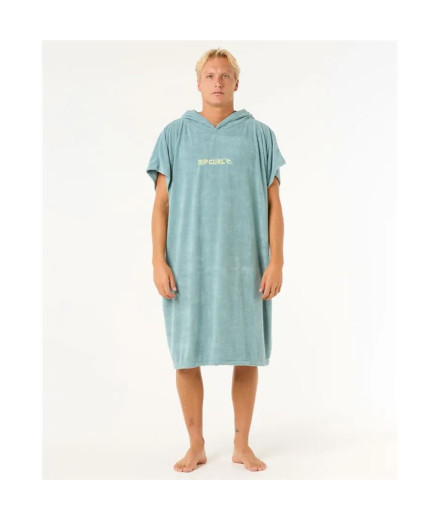 Poncho Toalla Rip Curl Brand Hooded Towel Hombre Azul Lagoon
