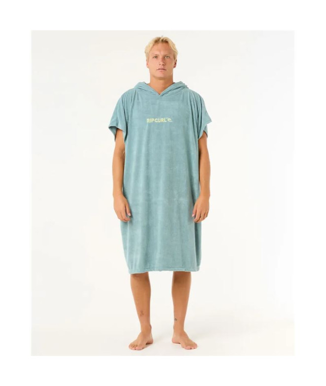 Poncho Toalla Rip Curl Brand Hooded Towel Hombre Azul Lagoon