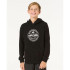 Moletom Rip Curl Stapler Hood- Menino Preto