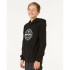 Moletom Rip Curl Stapler Hood- Menino Preto